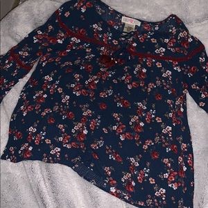 flowered blouse for kids